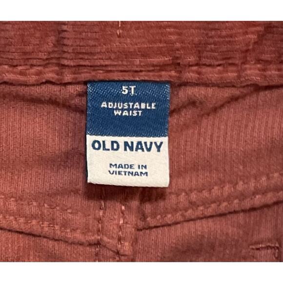 Old Navy Dusty Red Corduroy Adjustable Waist Skirt Size 5T - Picture 5 of 6